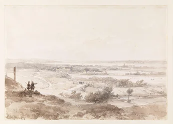 Odległy widok na Noordwijk