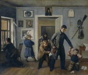 W szkole, 1854