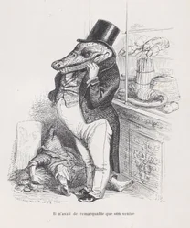 Godny uwagi był tylko jego brzuch ze Scen z życia prywatnego i publicznego Animy..., ok. godz. 1837-47.