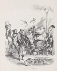 Piękny świat Tuileries ze scen z życia prywatnego i publicznego..., ca. 1837-47.