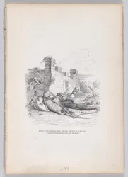 Kiedy spał na słońcu... ze Scen z życia prywatnego i publicznego z..., ca. 1837-47.