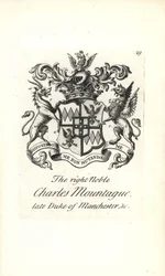Herb i herb prawego szlachcica Karola Edwarda Montagu
