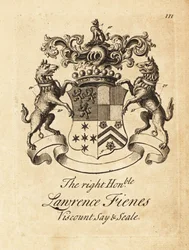 Herb Wawrzyńca Fienesa, 5. wicehrabiego Saye i Sele (1690-1742)