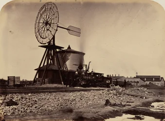 Płyta 16. Młyn wiatrowy w Laramie, 1869 (zdjęcie)