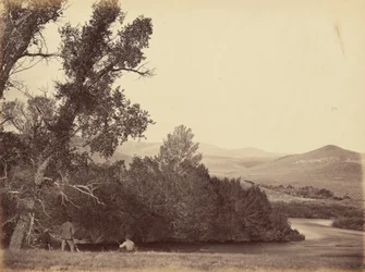 Płyta 20. Źródło rzeki Laramie, 1869 r. (zdjęcie)