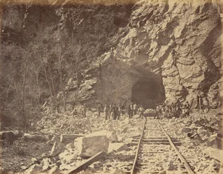 Płyta 39. Wschodni koniec tunelu, kanon Webera, 1869 r. (zdjęcie)