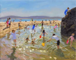 Basen skalny.Tenby,2016