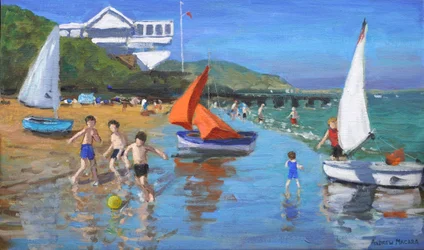 Lato w Abersoch, 2015 (olej na płótnie)