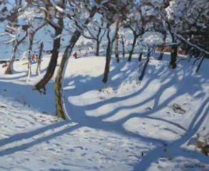 Zima, Ladmanlow, 2010 (olej na płótnie)