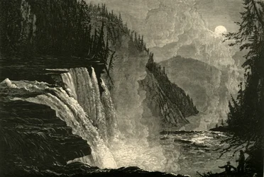„Wysokie wodospady”, 1872.