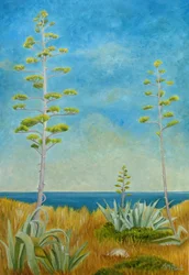 Agave nad oceanem