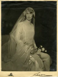 Zdjęcie ślubne Lady Anne Hunloke (z domu Cavendish)