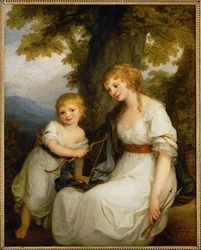 La Baronne de Kruedener et son fils - Baronowa Kruedener i jej syn ...