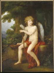 Hrabia Henryk Lubomirski (1777-1850) jako Kupidyn - Obraz Angeliki Kauffmann (1741-1807), olej na płótnie