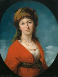 Portret hrabiny Marii Teresy Meerfeld, z domu Dietrichstein, ok. 1930 r. 1790.