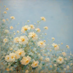 Florals 12, ok. 2020 (olej na płótnie)