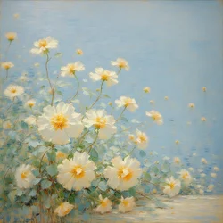 Florals 13, ok. 2020 (olej na płótnie)