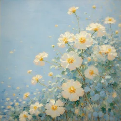 Florals 14, ok. 2020 (olej na płótnie)