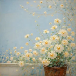 Florals 15, ok. 2020 (olej na płótnie)