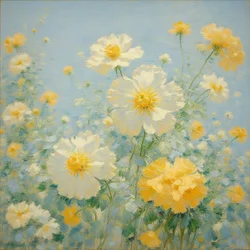 Florals 17, ok. 2020 (olej na płótnie)