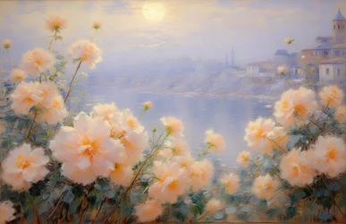 Florals 24, ok. 2021 (olej na płótnie)
