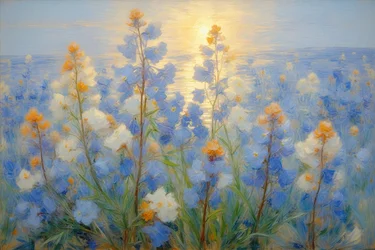 Florals 31, ok. 2021 (olej na płótnie)