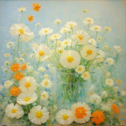 Florals 35, ok. 2021 (olej na płótnie)