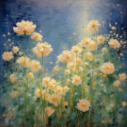 Florals 39, ok. 2021 (olej na płótnie)