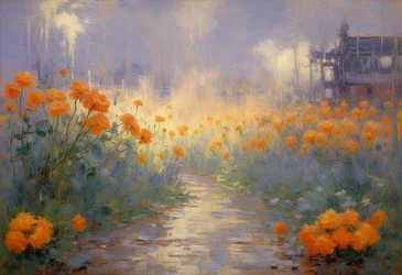Florals 95, ok. 2024 (olej na płótnie)