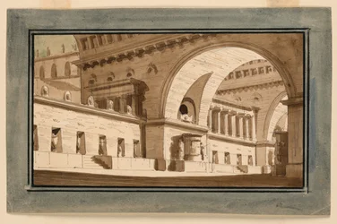 Scenografia, Zewnątrz Pałacu, Sala Grobowa