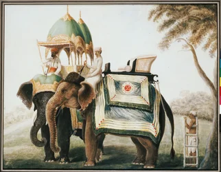 Słonie z kornakiem, ok. 1815