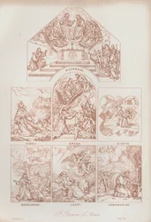 Święty Franciszek z Asyżu (litografia)