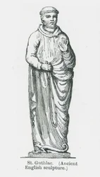 Święty Guthlac (litografia)