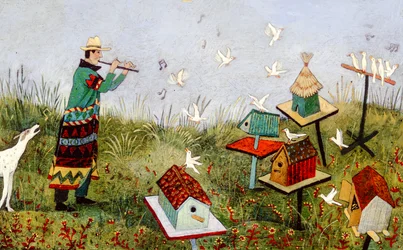 BirdPiper, 2001 (akryl)