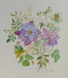 Martwa natura kwiaty, 2021 (malarstwo)