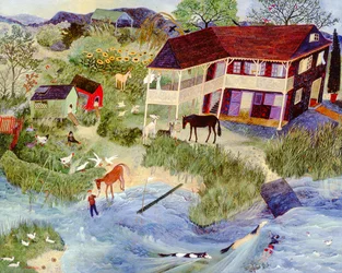 Taking the plunge, 2005 (akryl)