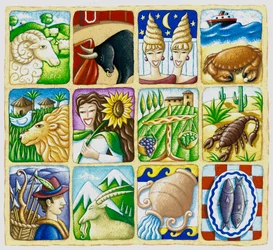 Zodiak, 2016 (gwasz)