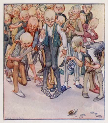 Rymowanka: dwudziestu czterech krawców poszło zabić ślimaka (kolor lito)