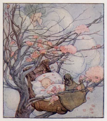 Rymowanka: Hush-A-Bye, Baby, On The Tree Top (kolor lito)