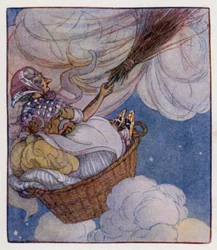 Rymowanka: Była stara kobieta (kolor lito)