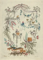 Chinoiserie z New Suite of Chinese Arabesque Notebooks, 1790-99.