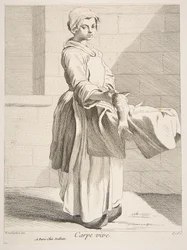 Sprzedawca ryb, 1738.