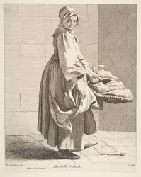 Sprzedawca sałaty, 1742.