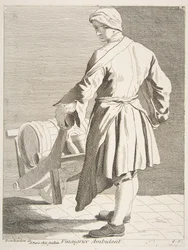 Wędrowny sprzedawca octu, 1738.