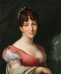 Portret Hortense de Beauharnais, królowej Holandii Portret Hortense de Beauharnais (1783-1837), królowej Holandii, żony króla Ludwika Napoleona