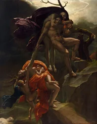Scena potopu, około 1806