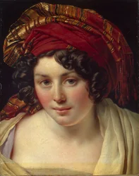 Głowa kobiety w turbanie, ok. 1820