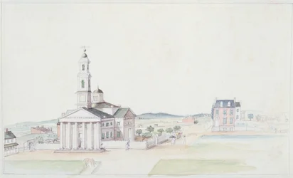 Kościół św. Jana, Plac Prezydenta, Waszyngton, lipiec 1822 r.