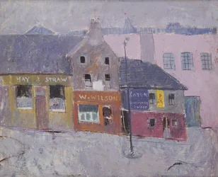 Causewayside, Edynburg, ok. 1950 r. (olej na płótnie)
