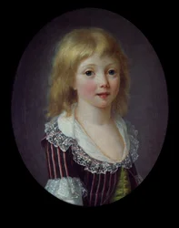 Mały chłopiec z rodziny Comminges, 1785-90